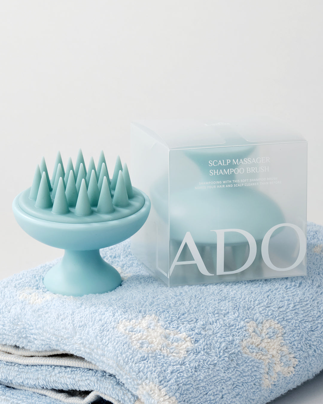 SCALP MASSAGER SHAMPOO BRUSH (BLUE)