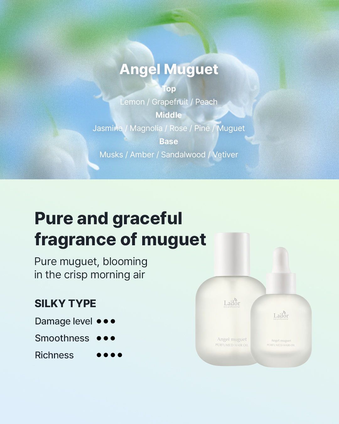 Perfumed Hair Oil [Angel Muguet] 80ml
