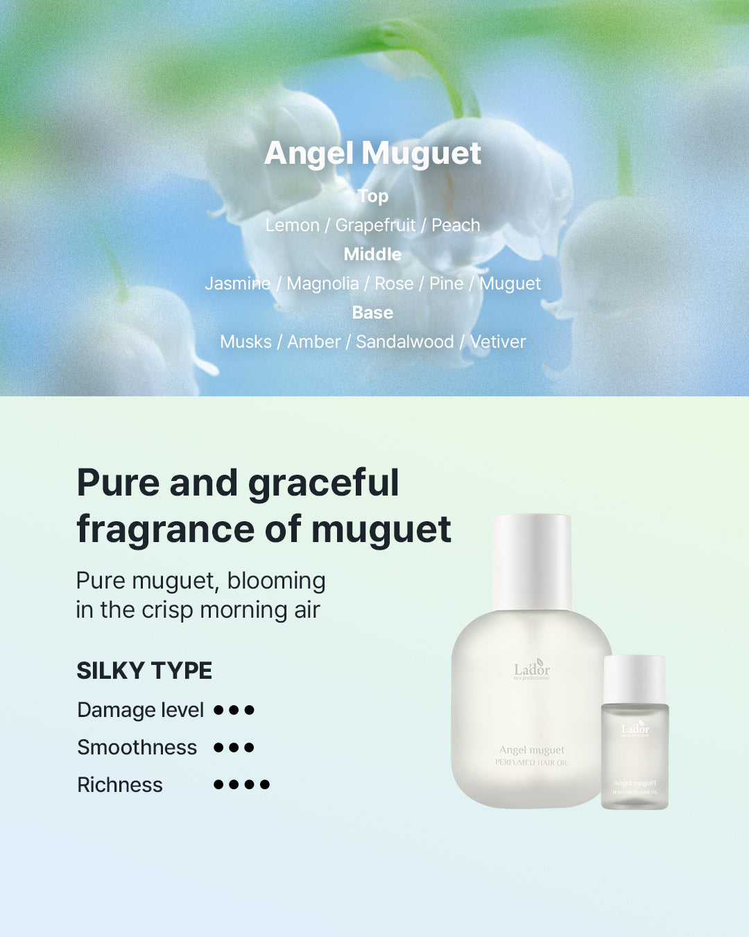 Perfumed Hair Oil Angel Muguet Keyring Set – LADOR