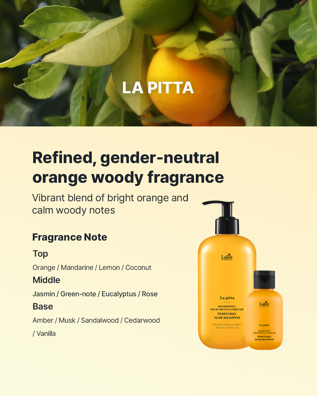 Perfumed Hair Shampoo [La pitta] 100ml