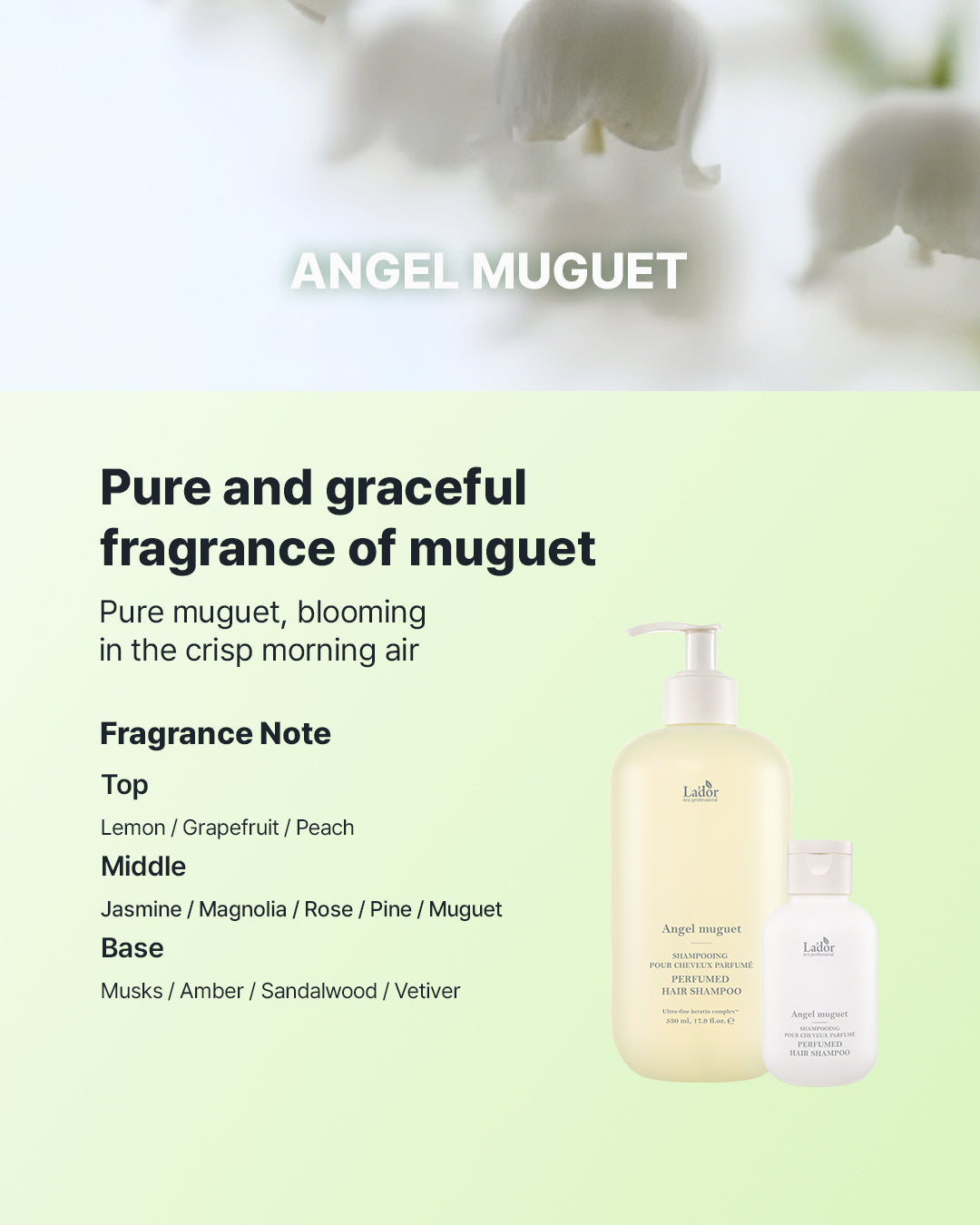 Perfumed Hair Shampoo [Angel Muguet] 530ml