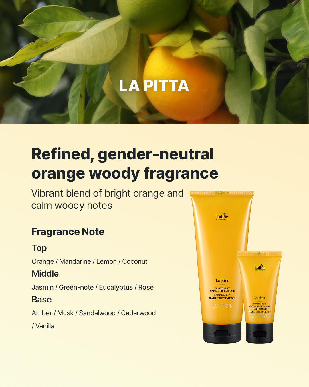 Perfumed Hair Treatment [La pitta] 380ml