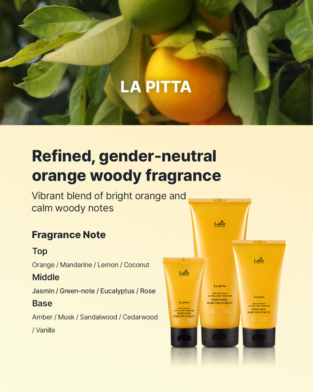 Perfumed Hair Treatment [La pitta] 160ml