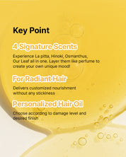 Perfumed Hair Oil Discovery Set (4 Scents × 10ml Each)